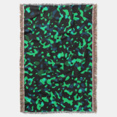 Couverture Camouflage noir Cool vert tendance (devant Vertical)
