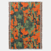 Couverture Camouflage orange et vert, Militaire, Armée (devant Vertical)
