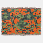Couverture Camouflage orange et vert, Militaire, Armée (Devant)