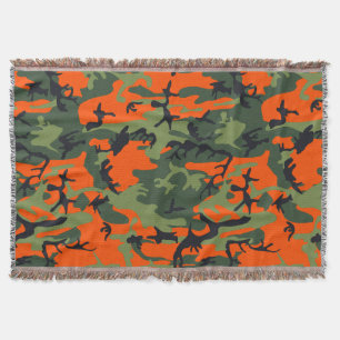 Couverture Camouflage orange et vert, Militaire, Armée
