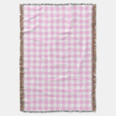 Couverture Campagne Cottage Plaid Rose (devant Vertical)
