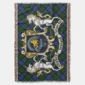 Couverture Campbell Clan Badge & Tartan (devant Vertical)