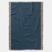 Couverture Campbell tartan bleu vert plaid (devant Vertical)