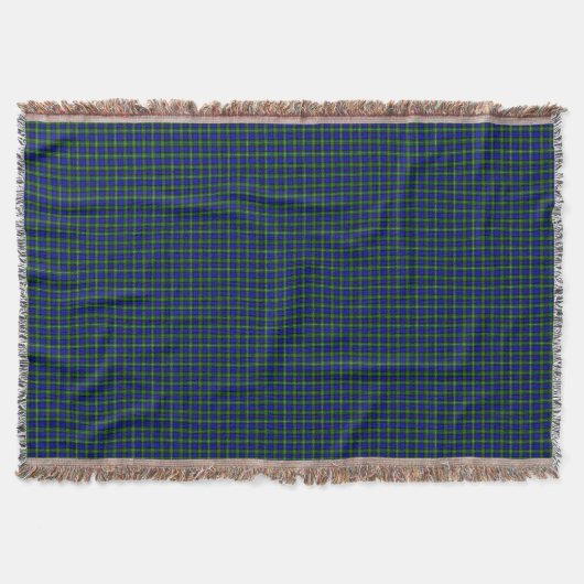 Couverture Campbell tartan bleu vert plaid (Devant)