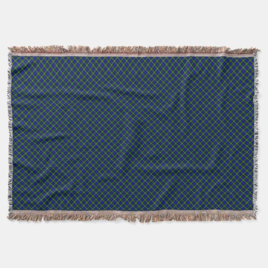 Couverture Campbell tartan bleu vert plaid (Devant)