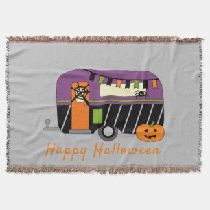 Couverture Camper RV Halloween Cute personnalisable