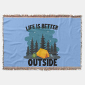 Couverture Camping Outdoor Lover (Devant)