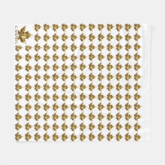 Couverture Canada Or Canada Feuille d'érable (Devant (Horizontal))