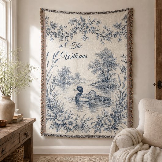 Couverture Canard colvert personnalisé