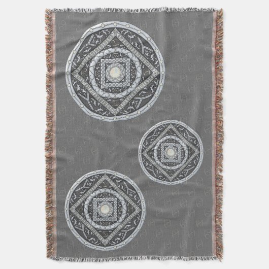 Couverture Cancer Mandala Lance Blanche (devant Vertical)