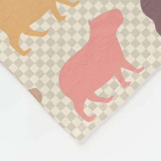 Couverture Capybara Capybara Lover vintage (Coin)