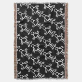 Couverture Caractère de la figure de l'étiquette pointillée | (devant Vertical)