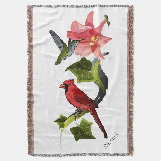 Couverture Cardinal et colibri avec Lily rose et Ivy (devant Vertical)