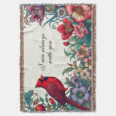 Couverture Cardinal Rouge Cadeaux Sympathy Keepsaké Memorial (devant Vertical)