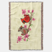 Couverture Cardinaux du Nord sur la Branche de Blossom (devant Vertical)