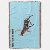 Couverture Caribou/Reindeer d'art populaire (devant Vertical)