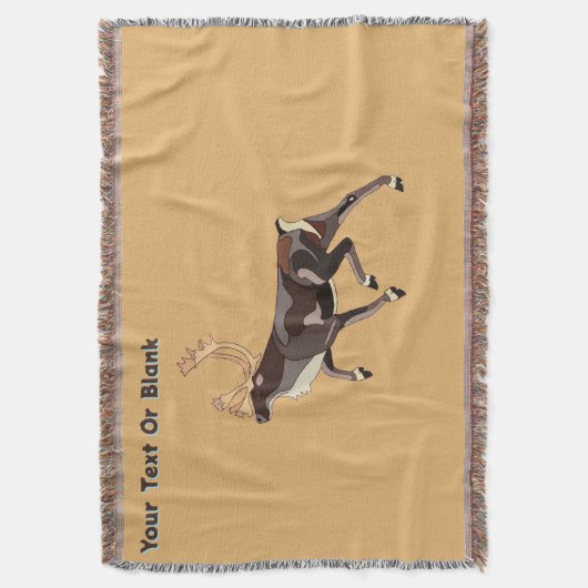 Couverture Caribou/Reindeer d'art populaire (devant Vertical)