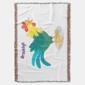 Couverture Caricature amusante du coq à rames (devant Vertical)