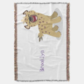 Couverture Caricature amusante hyena riant illustration (devant Vertical)