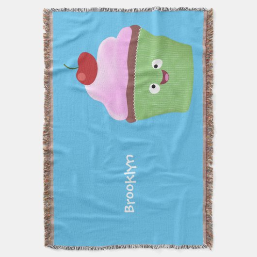 Couverture Caricature de cupcake joyeux (devant Vertical)