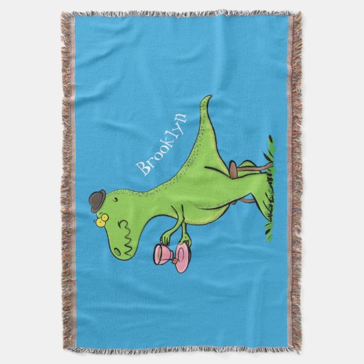 Couverture Caricature de dinosaure vert t rex (devant Vertical)