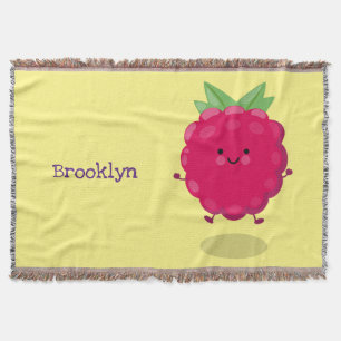 Couverture Caricature de framboise très heureuse