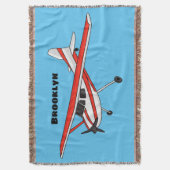 Couverture Caricature de l'avion à train de vélo (devant Vertical)