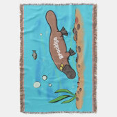 Couverture Caricature de natation de Cute platypus (devant Vertical)
