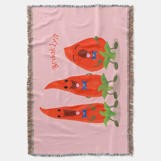 Couverture Caricature de piments chantants mignons (devant Vertical)