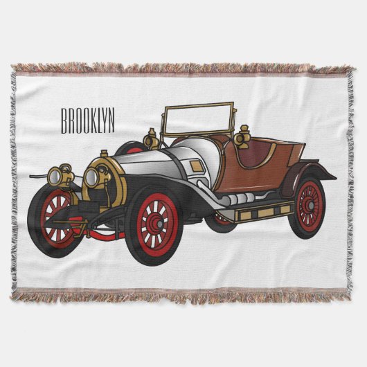 Couverture Caricature de voiture classique 1920 (Devant)