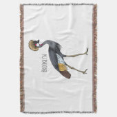 Couverture Caricature d'oiseau de grue couronné gris (devant Vertical)