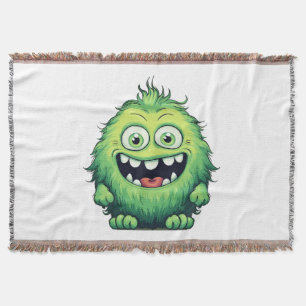 Couverture Caricature du Monstre Vert et souriant