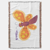 Couverture Caricature joli papillon orange (devant Vertical)