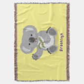 Couverture Caricature joyeux koala agitant (devant Vertical)