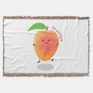 Couverture Caricature mignonne de mangue joyeuse