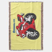 Couverture Caricature moto de sport rouge mou (devant Vertical)