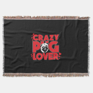 Couverture Carlin fou Lover Carlin propriétaire cadeau