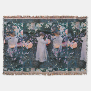 Couverture Carnation Lily Lily Rose John Singer Sargent Art