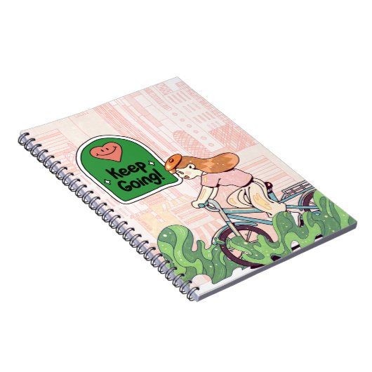 Couverture Carnet motivationnelle - "Continuez" (Côté Droit)