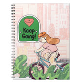 Couverture Carnet motivationnelle - "Continuez" (Devant)