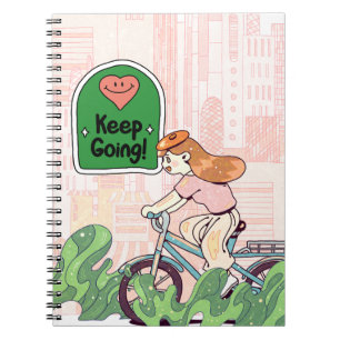 Couverture Carnet motivationnelle - "Continuez"