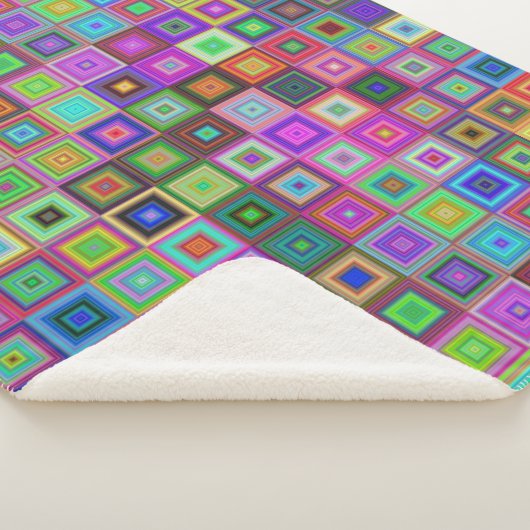 couverture carré arc-en-ciel (3/4)