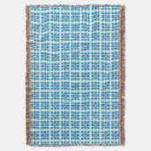 Couverture Carré motif de la mer géométrique moderne (devant Vertical)