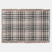 Couverture Carreaux Beige (Devant)