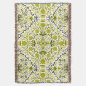 Couverture Carreaux de fleurs en vert (devant Vertical)