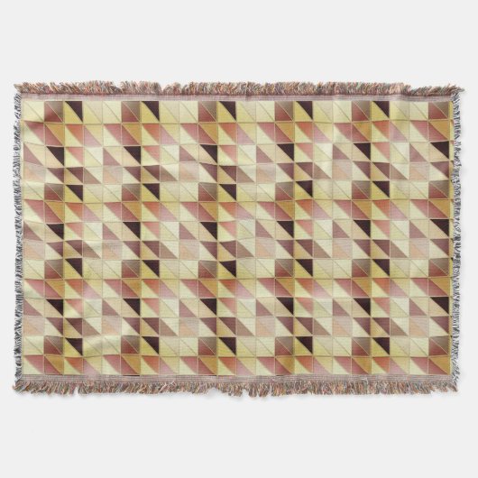 Couverture Carreaux de mosaïque - jaune, or et terre (Devant)