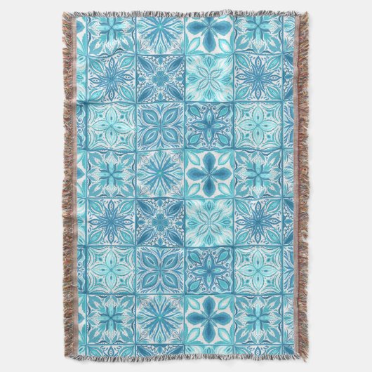 Couverture Carreaux décorés en bleu et blanc (devant Vertical)