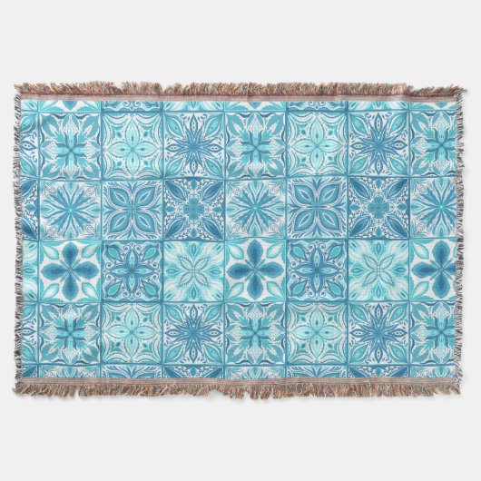 Couverture Carreaux décorés en bleu et blanc (Devant)