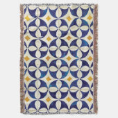 Couverture Carreaux portugais - Azulejo Motif Design (devant Vertical)
