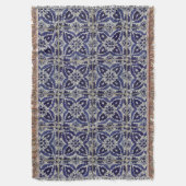 Couverture Carrelage italien rustique Azulejo bleu blanc géom (devant Vertical)